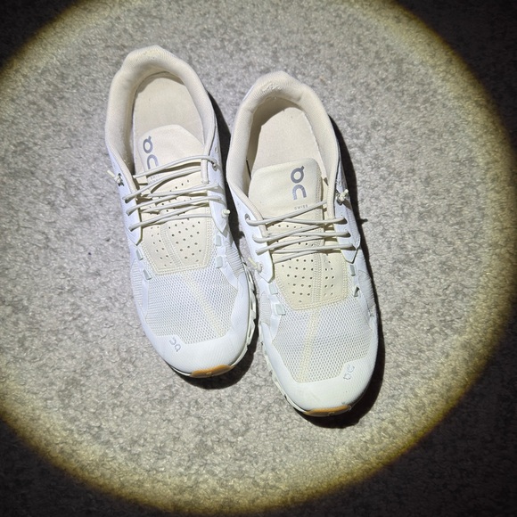 On Cloud Running White Sneakers - Picture 1 of 10